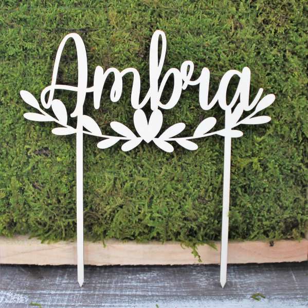 cake topper nome bimbo